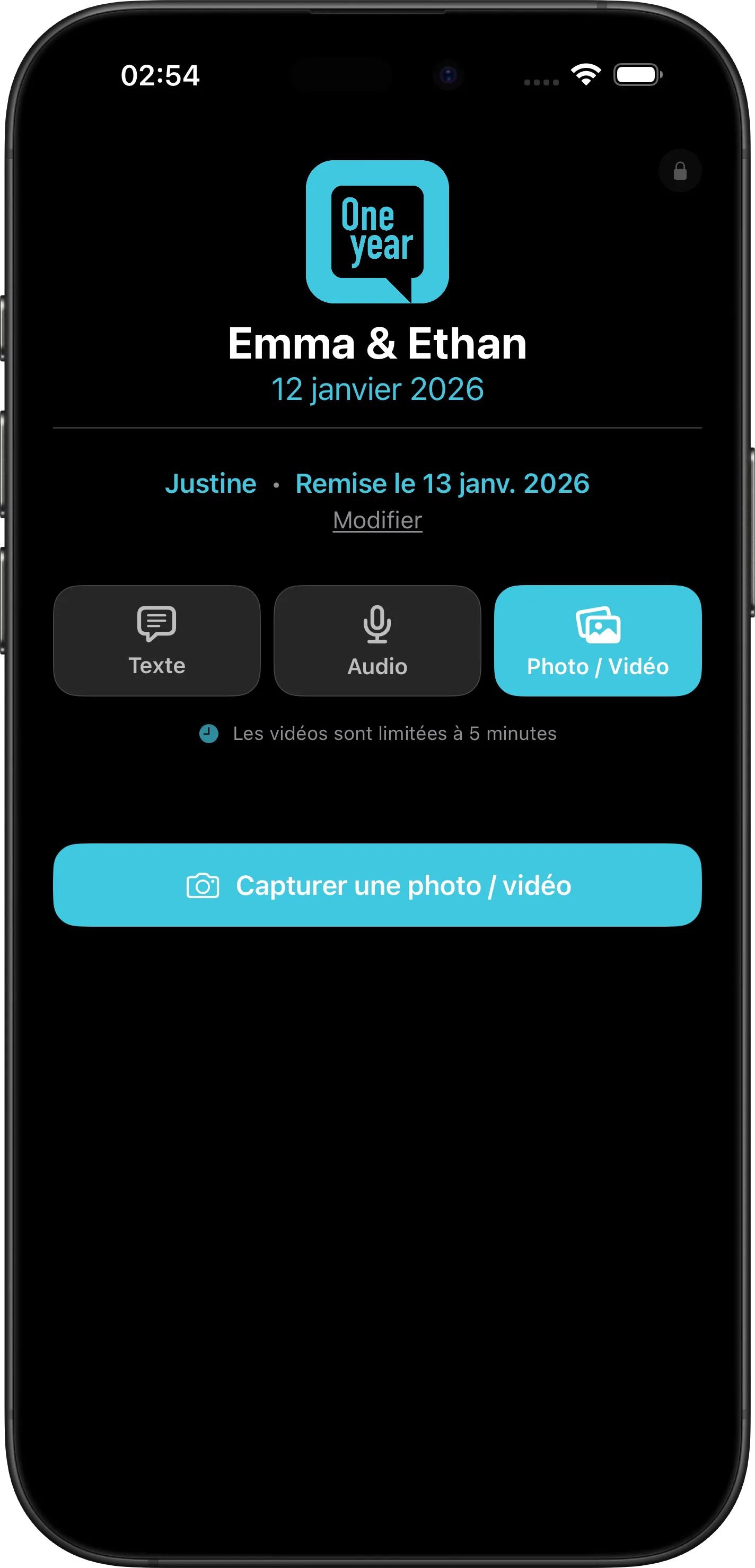 Capture d'écran - Thème sombre